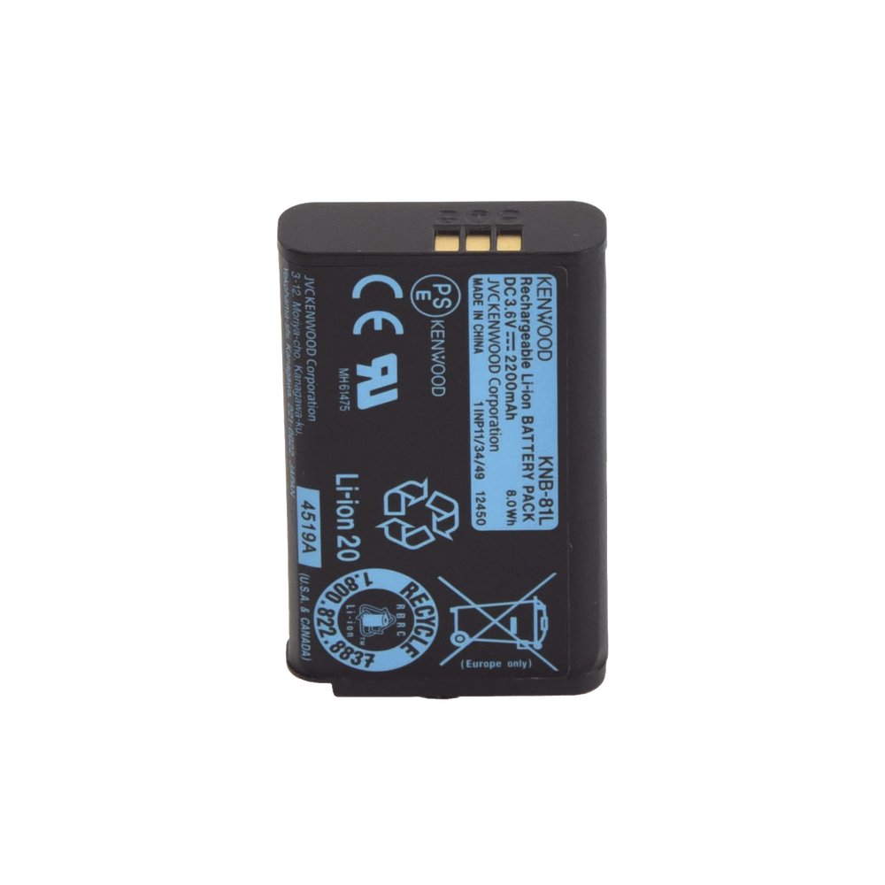 KENWOOD KNB81L Li-Ion Battery 2 200 mAh for NX-P500K