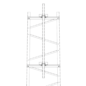 Trylon TRYTFM4 Side Mount Kit for Section 4 TITAN Tower with