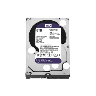 Western Digital (WD) WD60PURZ WD HDD 6TB Optimized for Video