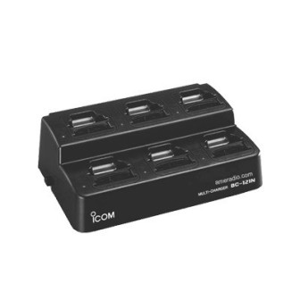 ICOM BC121NS Icom Desktop Multi-Charger Unit. Charges 6 Ni-C