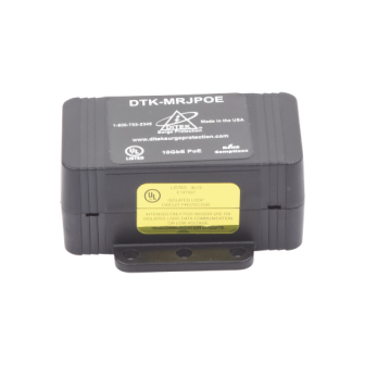 DITEK DTKMRJPOE PoE/HiPoE Surge Protector Up to 10 GbE For P