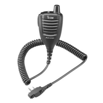 ICOM HM171GP GPS Lapel Speaker Microphone with PTT Noice Can