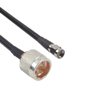 PCTEL CBL2402FTN1S1 2 ft PFP-240 cable with N Male and SMA M