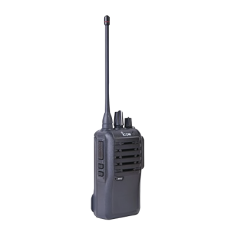 ICOM F400171RC Analog Portable UHF Radio / 2250 mAh Extreme