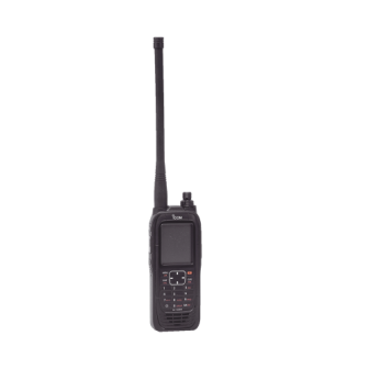 ICOM A25C86USA VHF Air Band Transceiver with LCD Display of