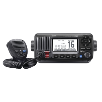 ICOM M424GBLACK Mobile Marine Class D DSC VHF with intuitive