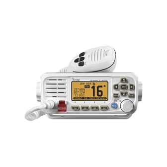 ICOM M330WHITE Marine Transceiver Top Performance Ultra Comp