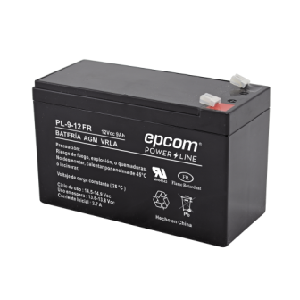 EPCOM POWERLINE PL912FR Backup battery / 12 V 9 Ah / UL / AG