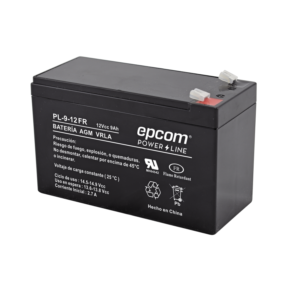 EPCOM POWERLINE PL912FR Backup battery / 12 V 9 Ah / UL / AG