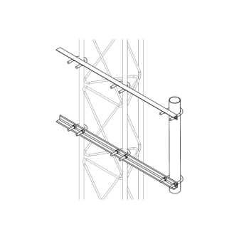 SYSCOM TOWERS SBRALI30G Lightweight Side Arm Bracket for STZ