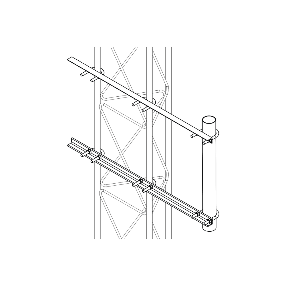 SYSCOM TOWERS SBRALI30G Lightweight Side Arm Bracket for STZ