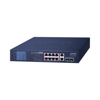 PLANET GSD1222VHP Non-Managed Switch with LCD Monitor 8 Port