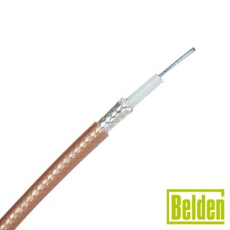 BELDEN 83242 Coaxial cable 50 Ohm 19 AWG solid .037 silver-c