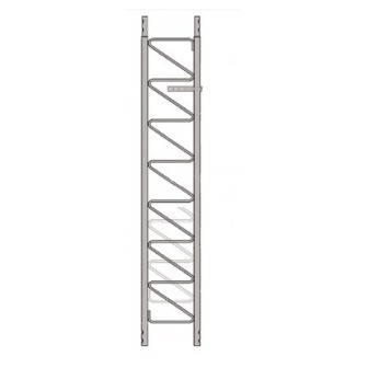 ROHN 25G Hot-dip Galvanized Standard Guyed Tower Section 10