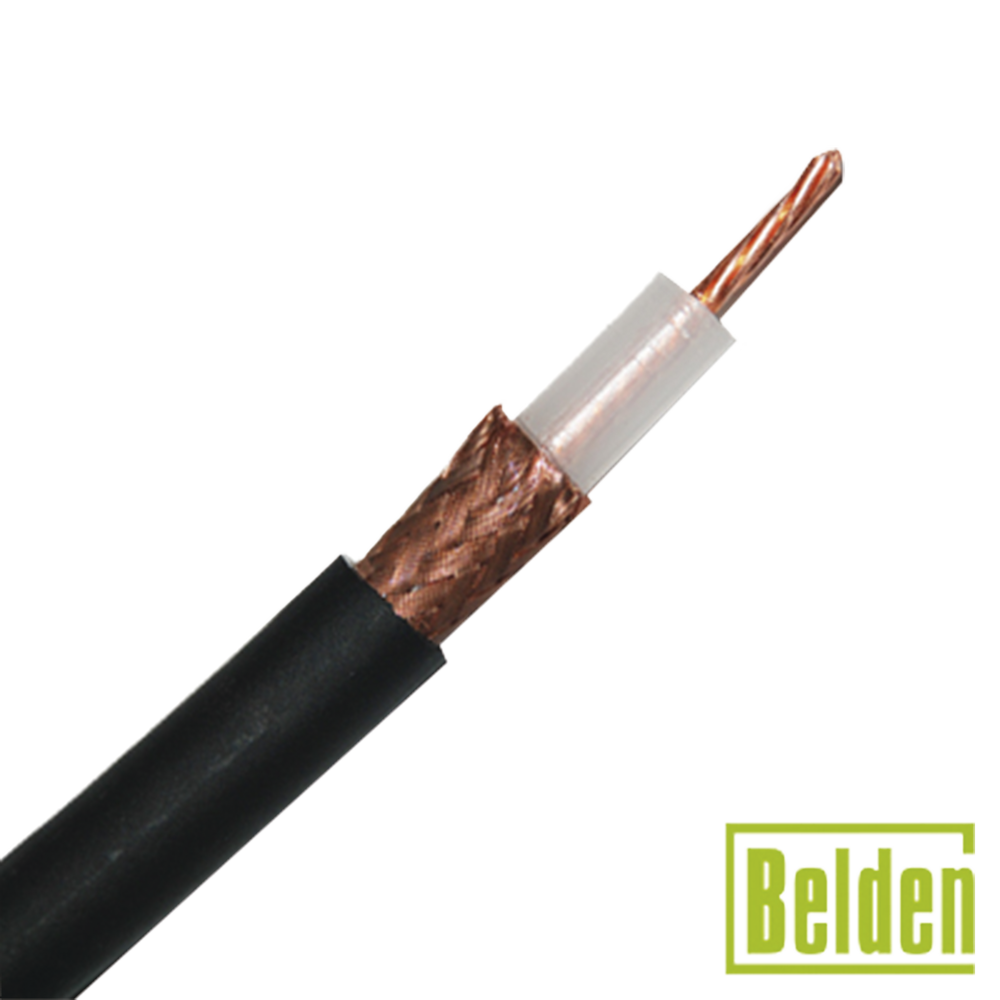 BELDEN 8267 Coaxial Cable 50 Ohm. 13 AWG Stranded (7x21) Bar