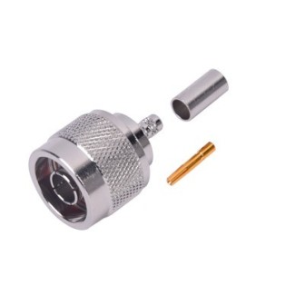 RF INDUSTRIES LTD RP1005C Reverse Polarity N Male Connector