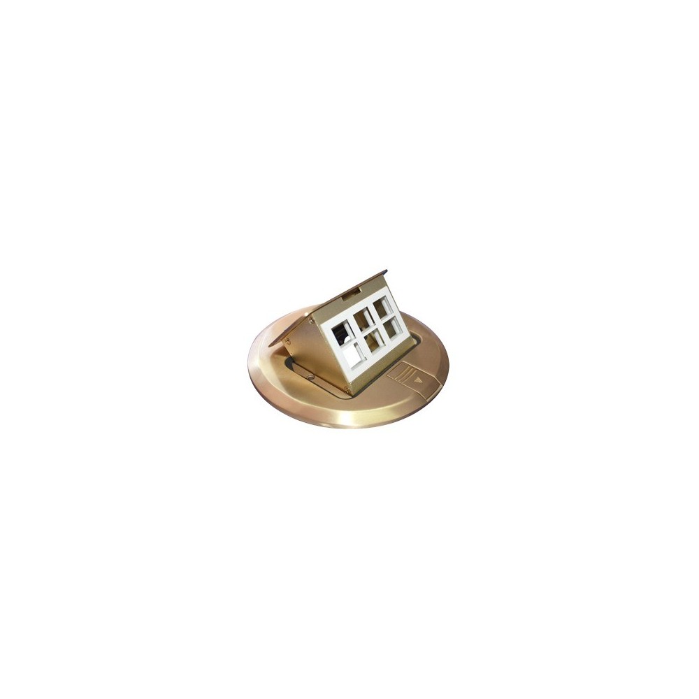 THORSMAN THMCPDB Round data floor socket bronze color (3 con