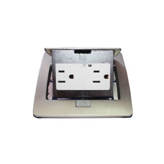 THORSMAN THMCPC Mini Rectangular Power Floor Socket Aluminiu