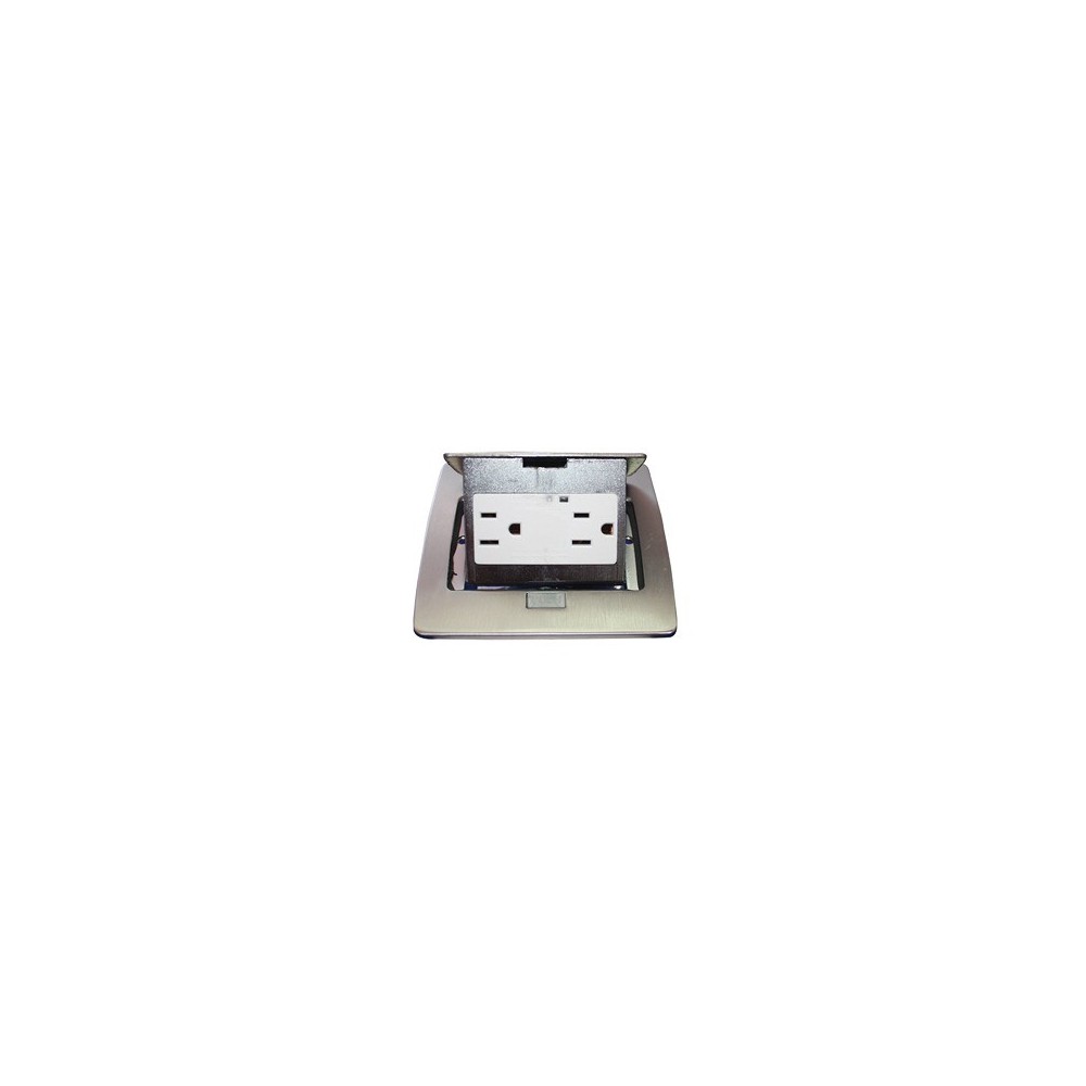 THORSMAN THMCPC Mini Rectangular Power Floor Socket Aluminiu