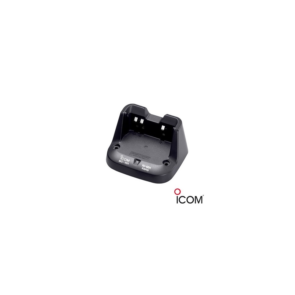 ICOM BC191 Desktop Rapid Charger for BP264 Batteries. Includ