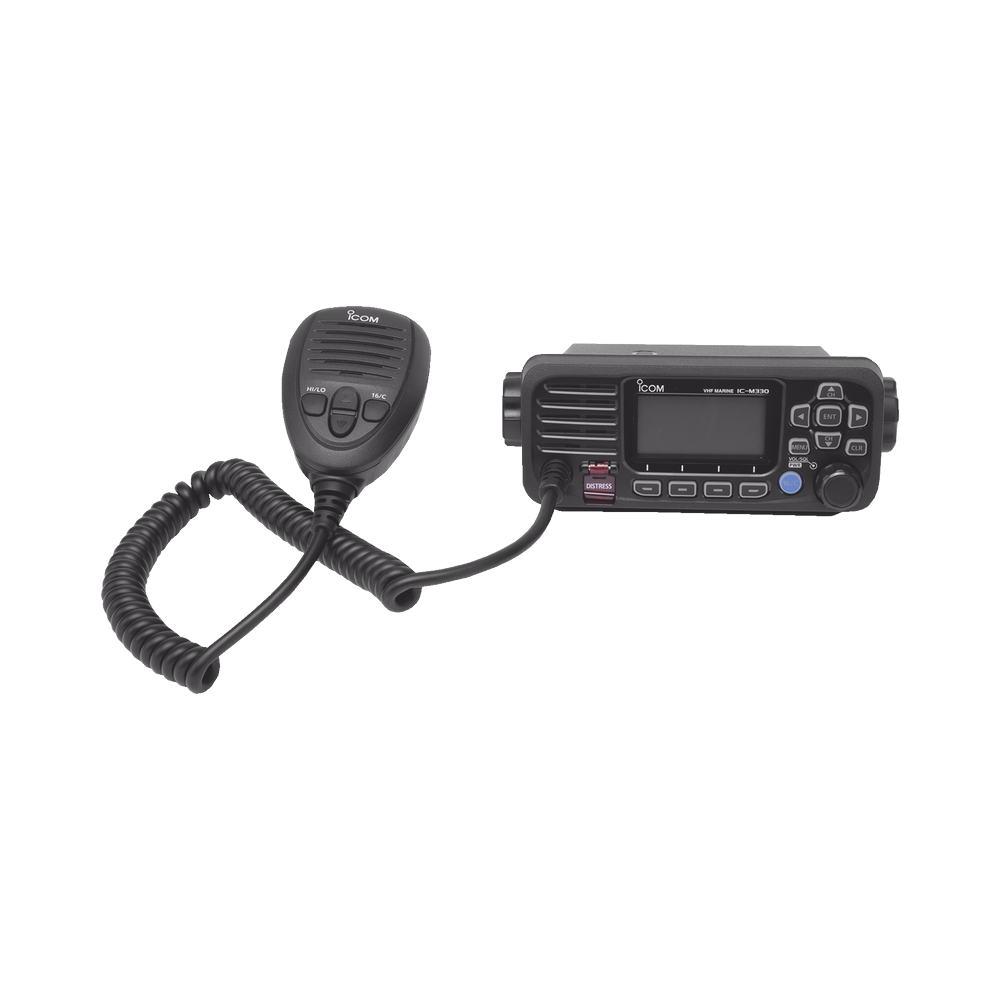 ICOM ICM33051 Marine Transceiver Black Color Tx: 156.025 - 1