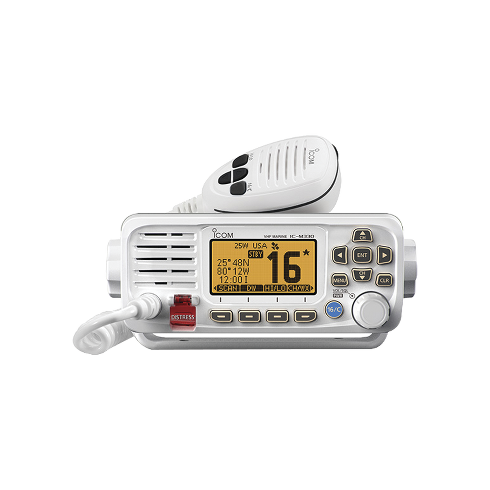 ICOM ICM330G41 Marine Transceiver with Color Tx: 156.025 - 1