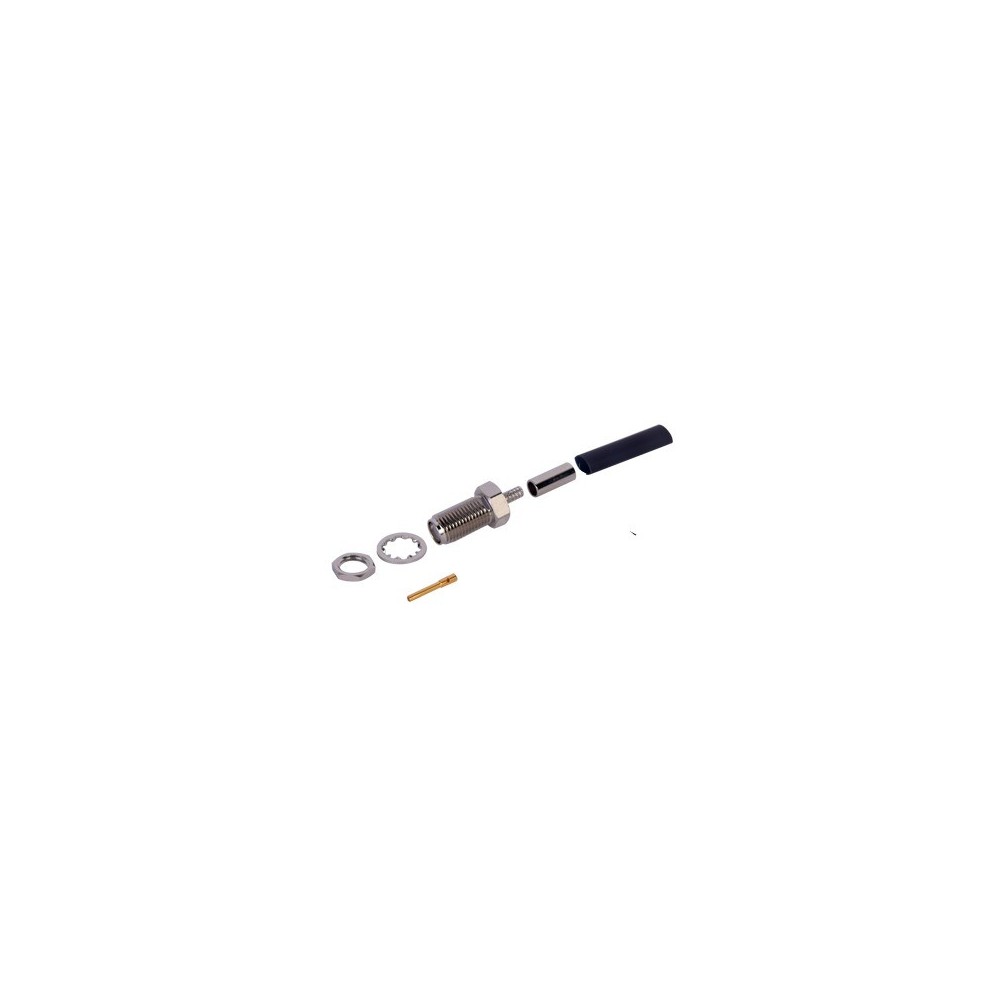 RF INDUSTRIES LTD RSA3252B SMA Female Connector D Flat Rear