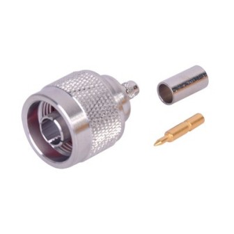 RF INDUSTRIES LTD RFN1005AMP N Male Connector for crimp on R