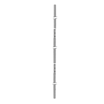 SYSCOM TOWERS MAST1030 Section Mast 12.8 m x 48 mm Gauge 30