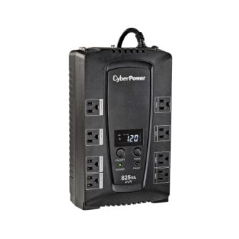 CYBERPOWER CP825AVRLCD 825VA UPS with AVR LCD Smart Display