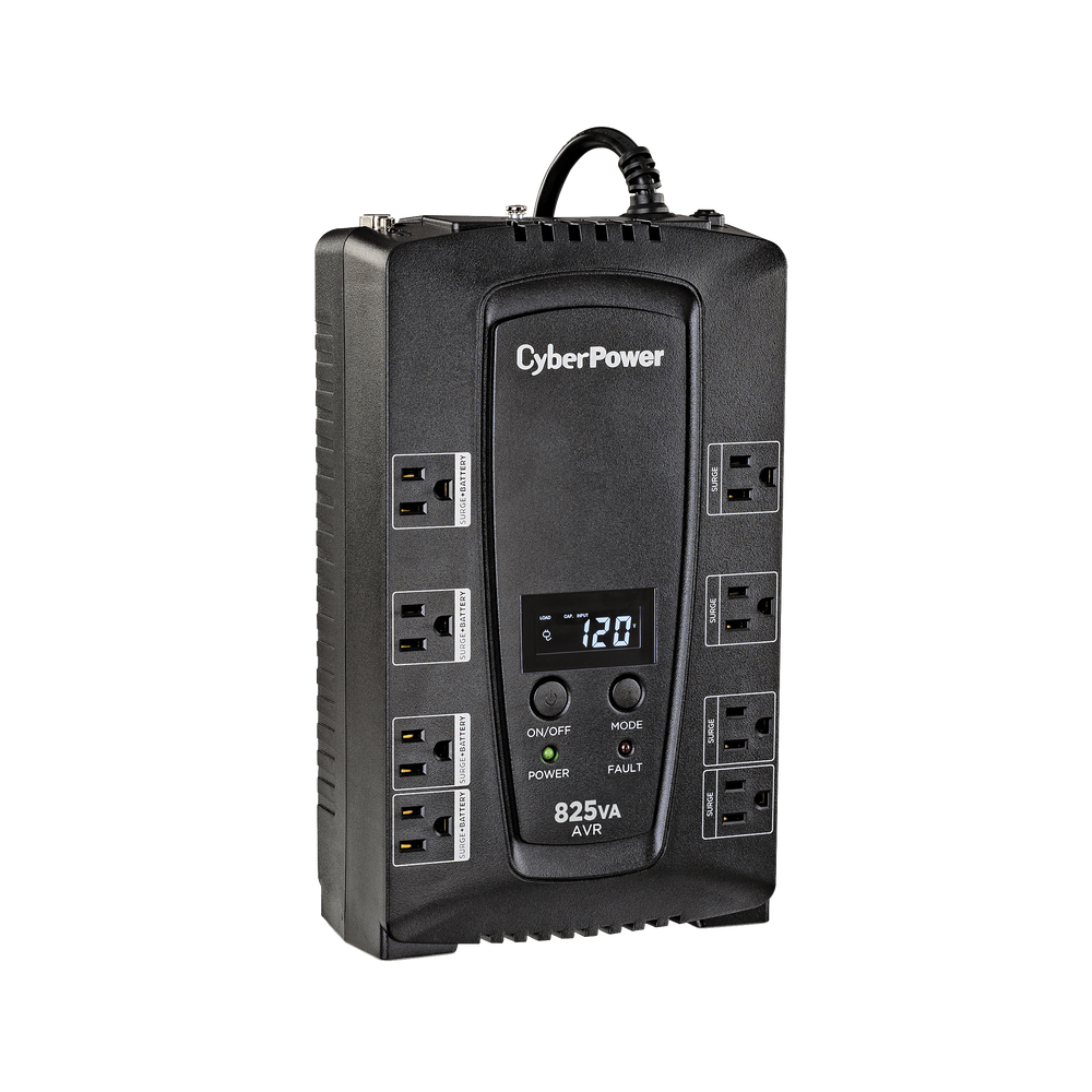 CYBERPOWER CP825AVRLCD 825VA UPS with AVR LCD Smart Display