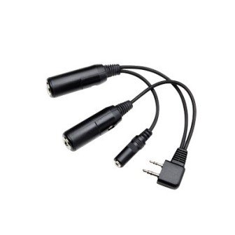 ICOM OPC499 Headset adapter with PTT socket for Radios ICOM