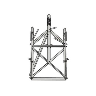 ROHN RSB09 Short Base for section 9 for Towers Self supportR