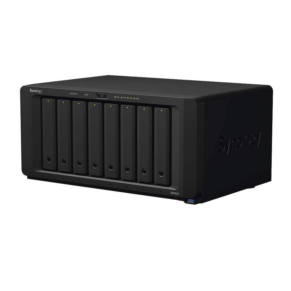 SYNOLOGY DS1819PLUS Desktop NAS Server with 8 Bays with 4 GB