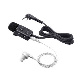 ICOM HM153LS Durable type earphone microphone with slim L-ty