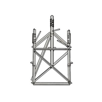 ROHN RSB07 Short Base for section 7 for Self Supporting Towe