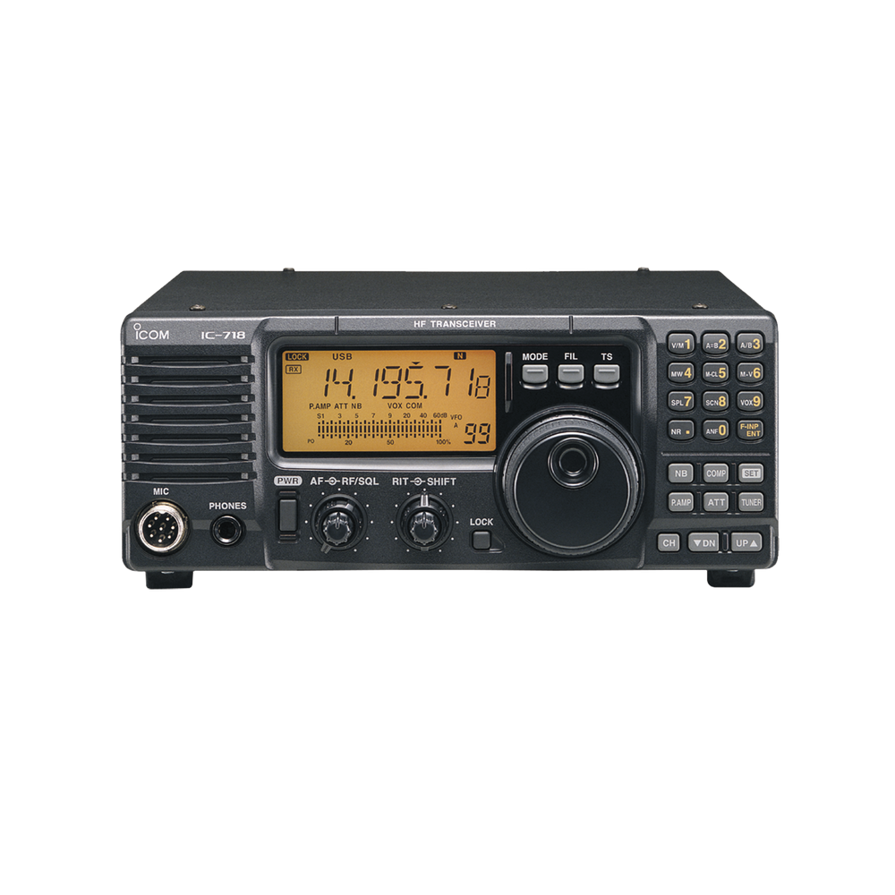 ICOM IC718E HF Radio Transceiver for Radio Amateurs. 100W SS