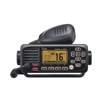 ICOM ICM220 VHF Marine Mobile Transceiver Easy-to-Read Full