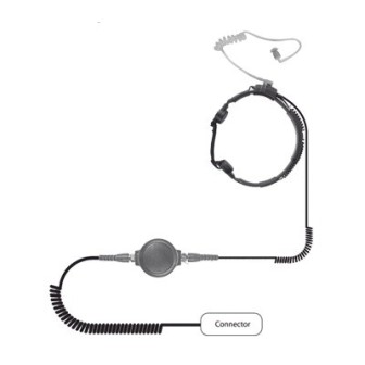 PRYME SPM1503 Throat Microphone Heavy Duty with MOTOROLA GP-