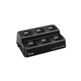 ICOM BC19702 6-battery Desktop Multi-Charger BC-124 AC Power