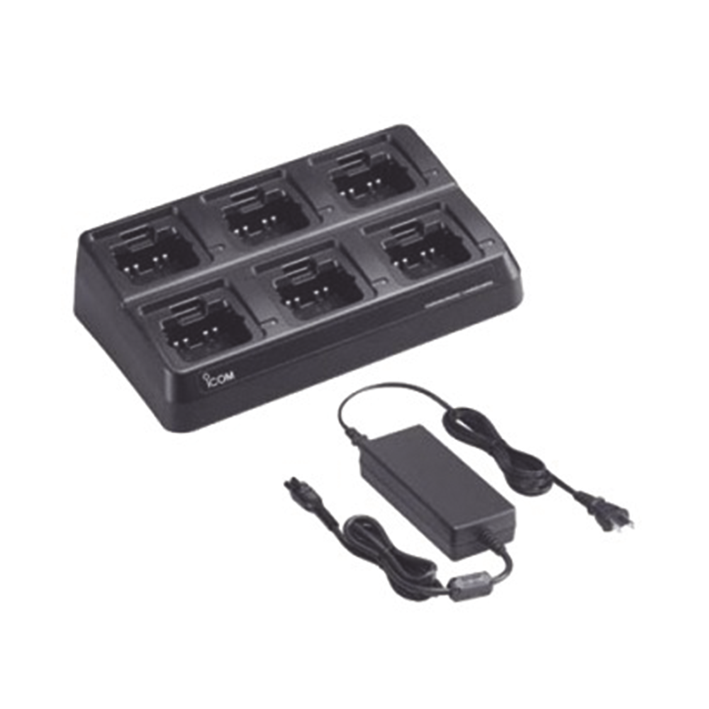 ICOM BC214N Standard Desktop Multi-Charger Inserts 6 ICOM Po