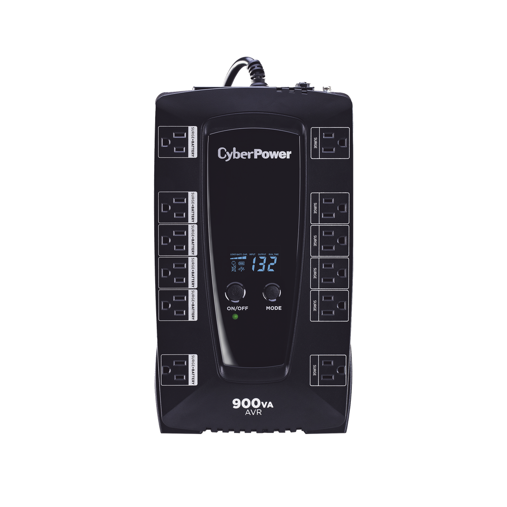 CYBERPOWER AVRG900LCD 900VA / 480W UPS Interactive Line with