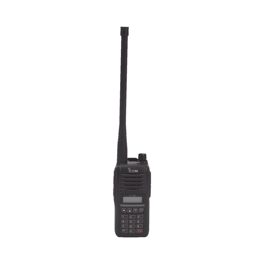 ICOM ICA1641 Aviation Handheld Radio with 200 Alphanumeric C