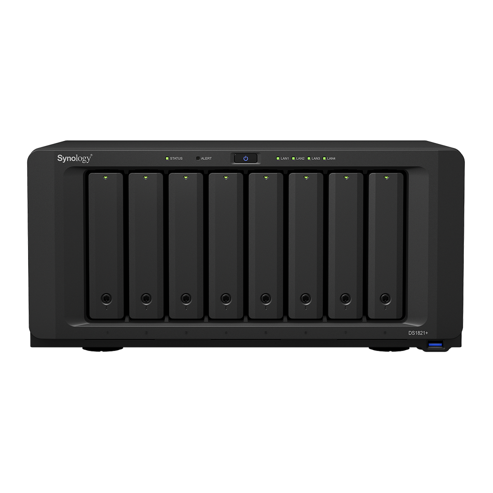 SYNOLOGY DS1821PLUS Desktop NAS Server with 8 Bays with 4 GB