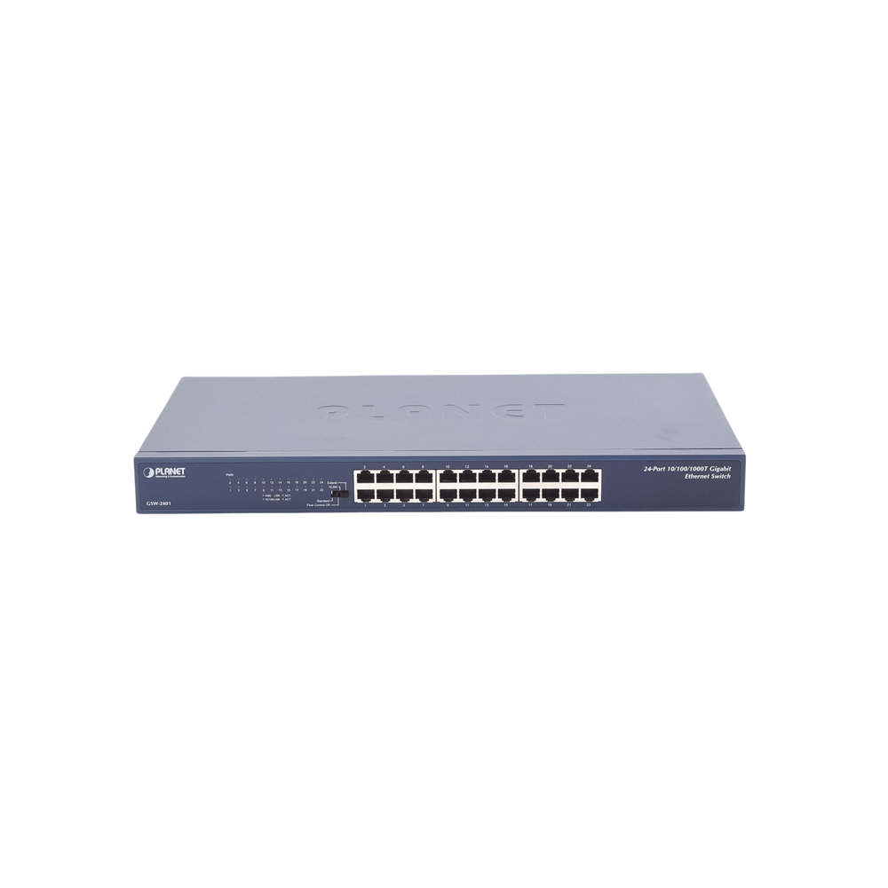 PLANET GSW2401 24-Port 10/100/1000 Mbps Gigabit Unmanaged Sw