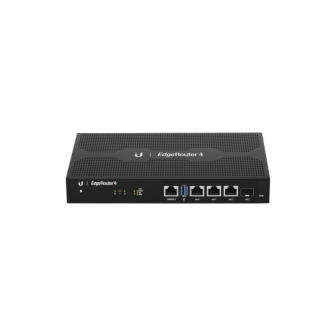 UBIQUITI NETWORKS ER4 EdgeRouter 4 3-Gigabit RJ45 Ports  1 x