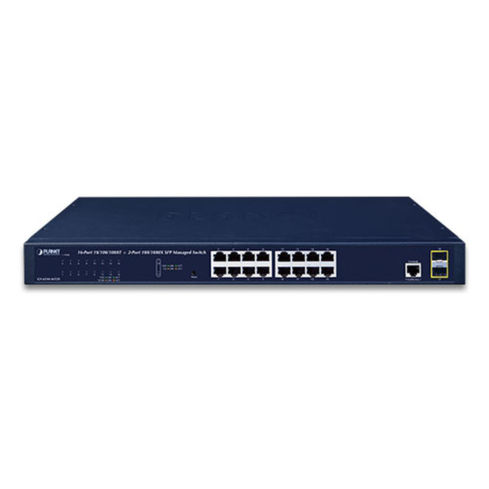 PLANET GS421016T2S 16-Port Layer 2 Managed Gigabit Ethernet