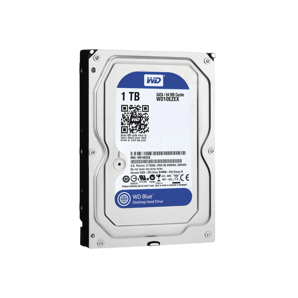 Western Digital (WD) WD10EZEX 1 TB HDD WD / 5400 RPM / used