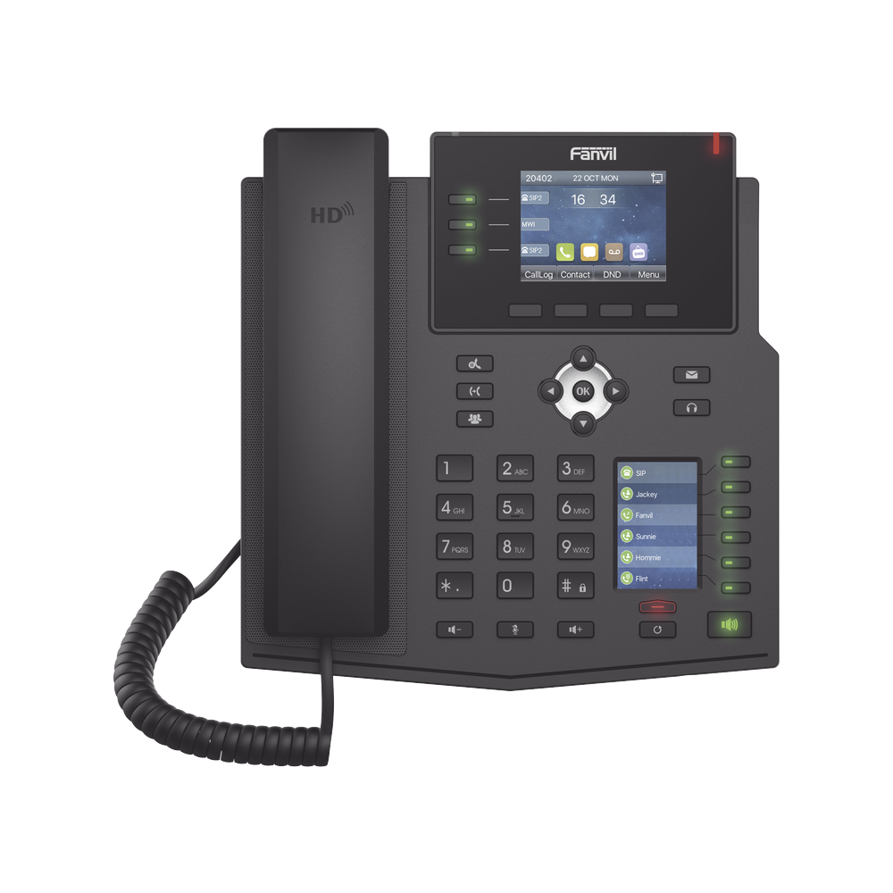 FANVIL X4U Carrier Enterprise IP Phone with 12 SIP Lines 6 D