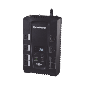 CYBERPOWER CP685AVRLCD 685VA / 390W UPS / Smart LCD Display